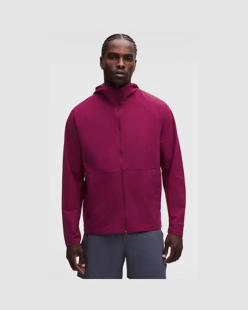 LULULEMON Pace Breaker Jacke für Männer – Größe in Raspberry Rave Raspberry