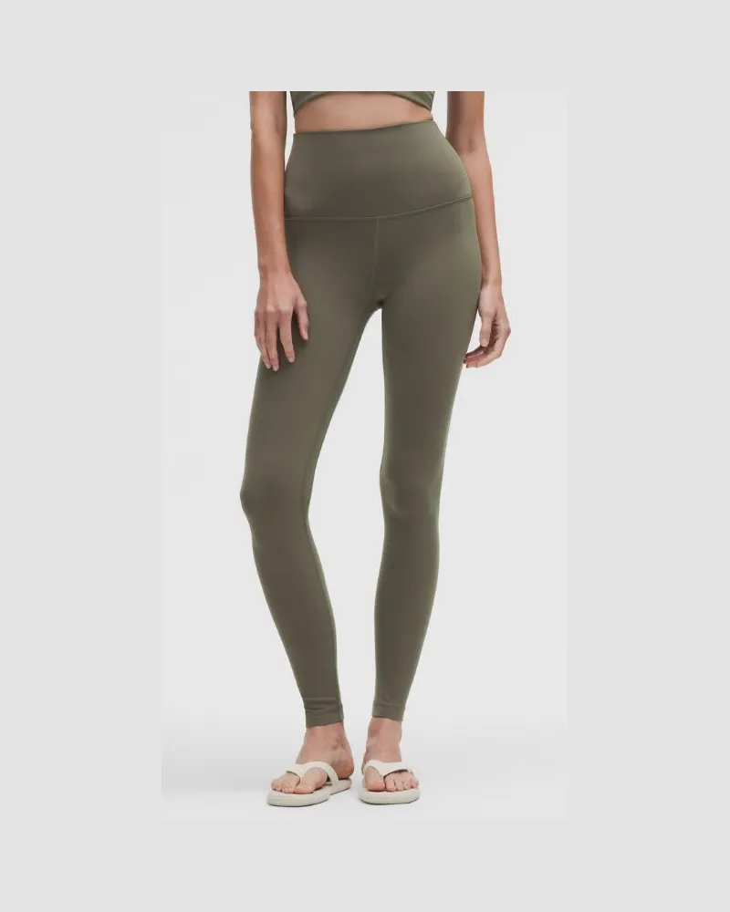 LULULEMON Align Leggings mit superhohem Bund für Frauen – 71 cm – Größe in Army Green Army
