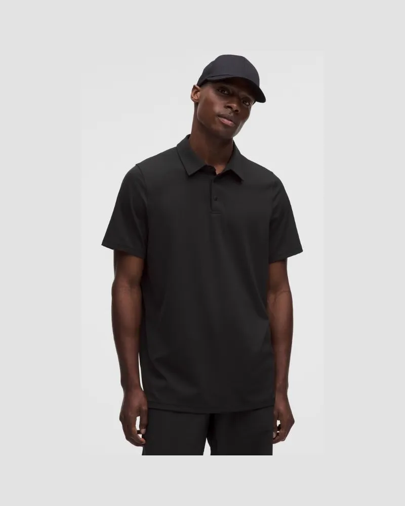 LULULEMON Men ShowZero Classic-Fit Polo Shirt – Größe in Black Black