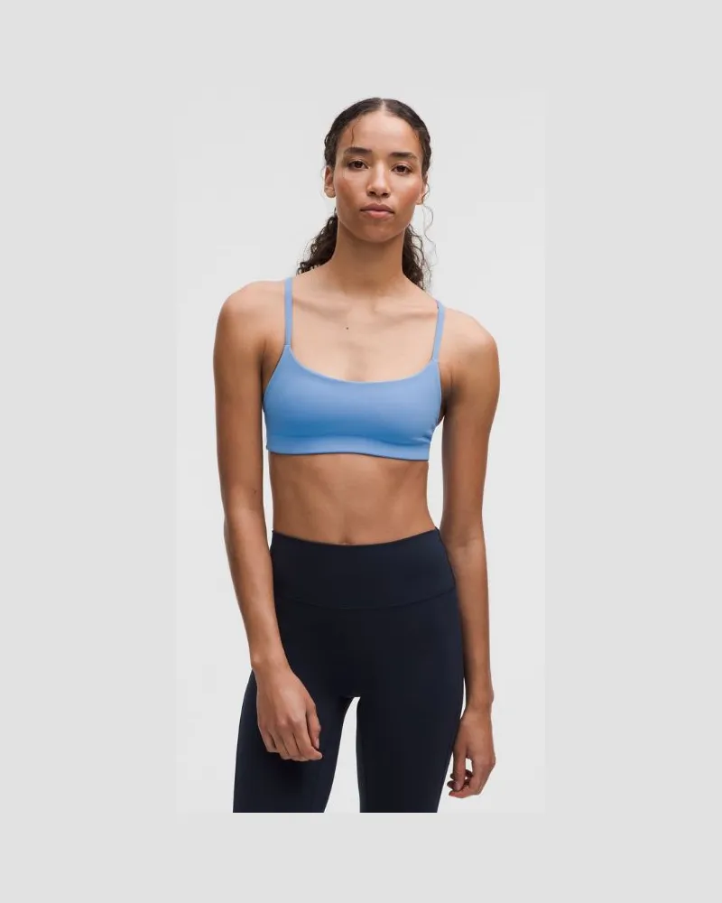 LULULEMON Wunder Train BH mit Racerback-Trägern Leichter Halt A/B-Cups für Frauen – Größe in Pool Party Pool