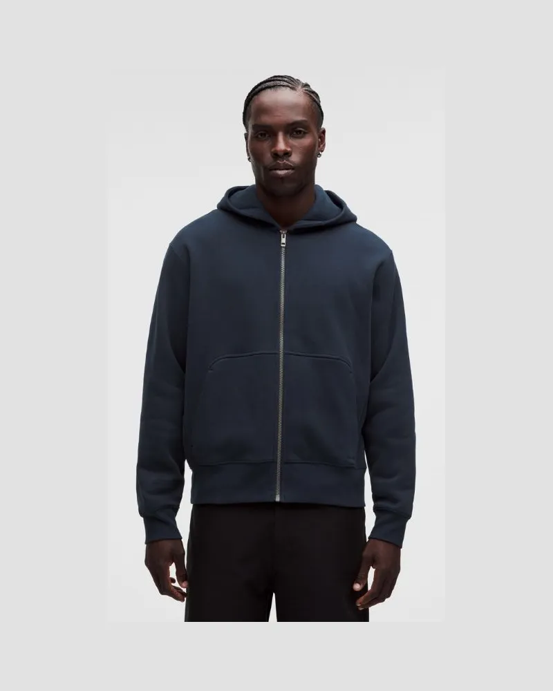 LULULEMON Steady State-Hoodie mit Reißverschluss aus SuperLoft für Männer – Größe in True Navy True