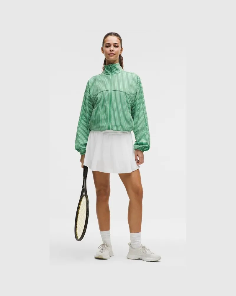 LULULEMON A-linienförmiger Tennisrock mit Seitenfalte für Frauen – Größe in White White