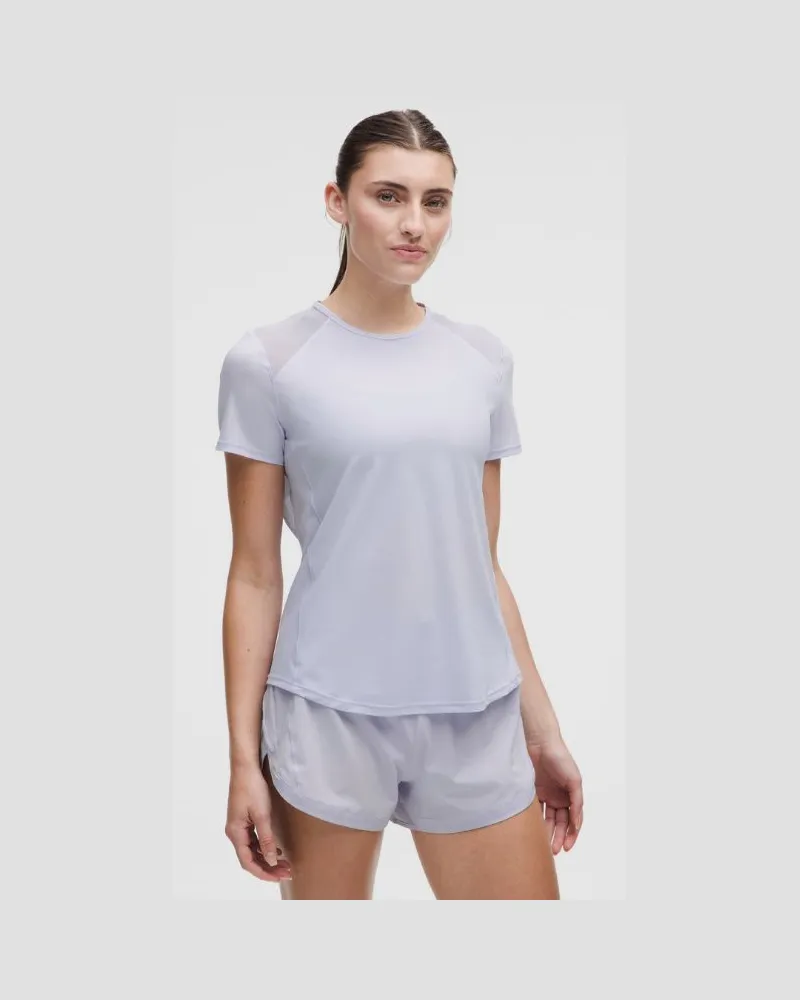LULULEMON Sculpt Kurzarmshirt mit Ventilationsschlitzen für Frauen – Größe in Serene Blue Serene
