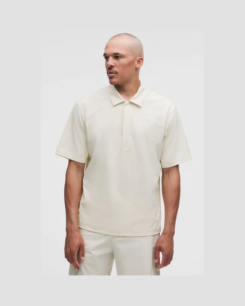 LULULEMON Wasserabweisender Golfpullover Grafik für Männer – Größe in Light Ivory Light