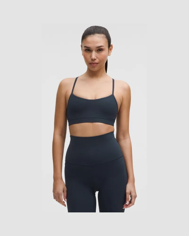 LULULEMON Flow Y BH Nulu Leichter Halt A/C-Cups für Frauen – Größe in True Navy True