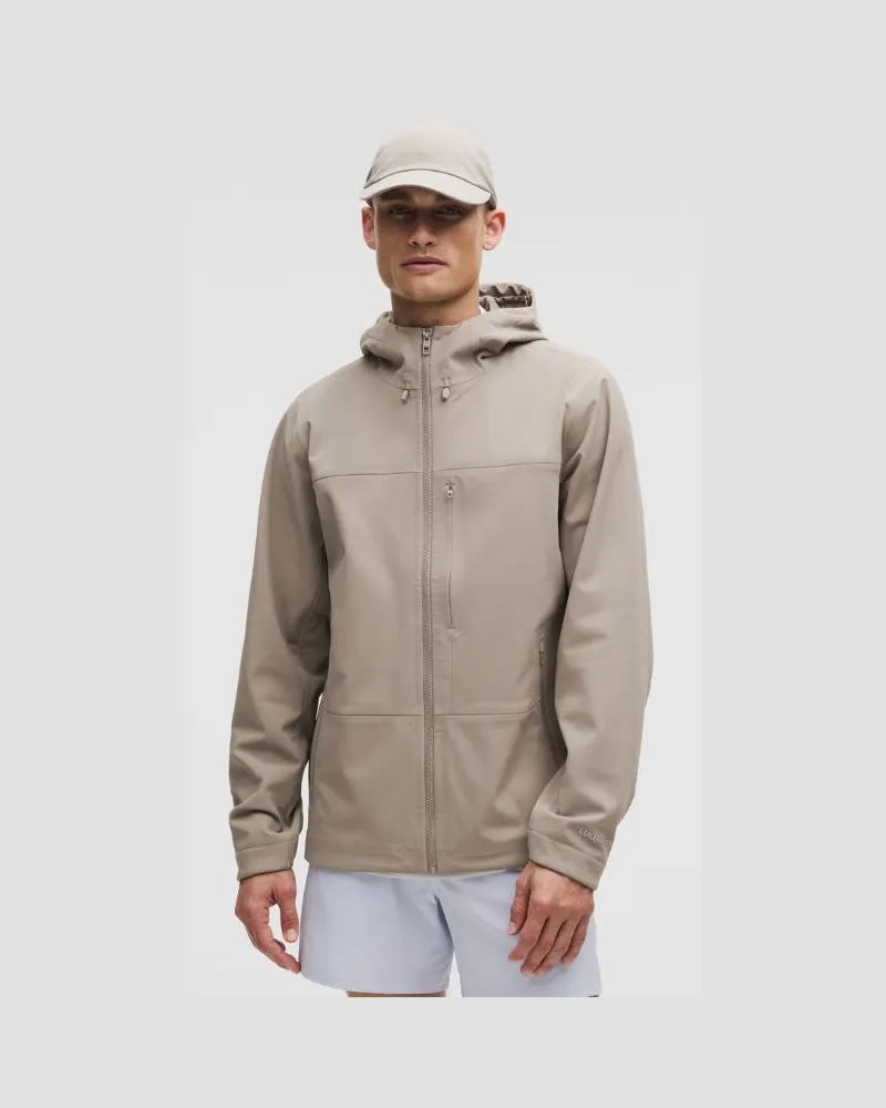LULULEMON Cross Chill City-to-Trail-Jacke für Männer – Khaki – Größe Warm