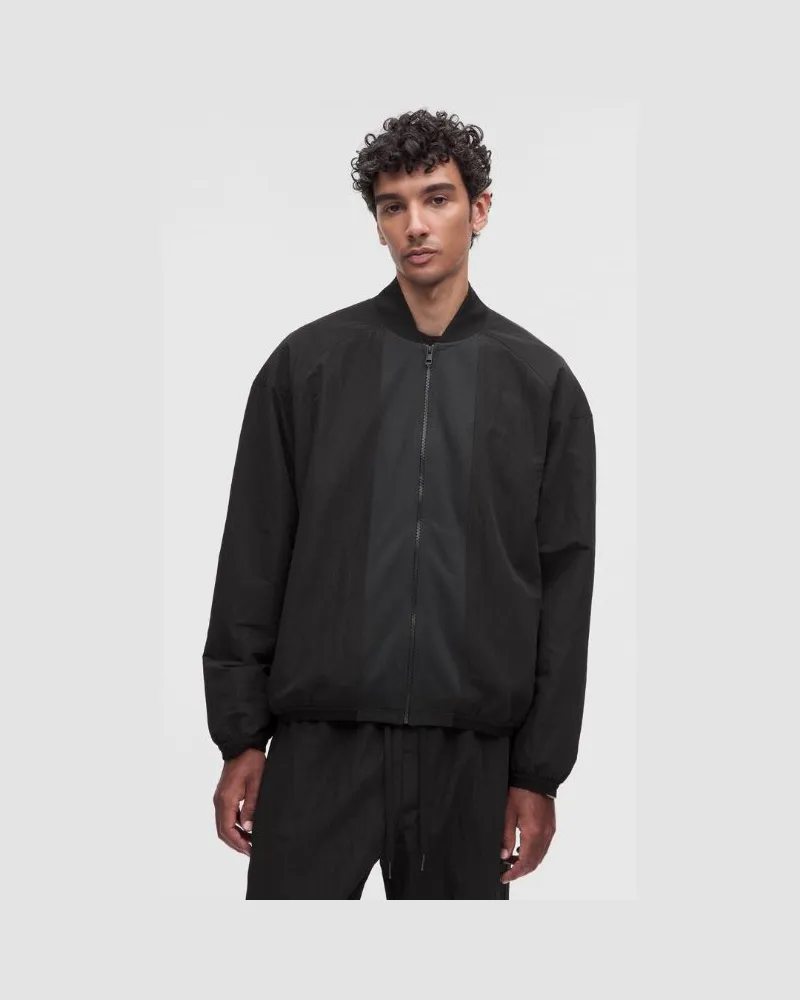 LULULEMON Trainingsjacke mit Mesheinsätzen für Männer – Größe in Schwarz Schwarz