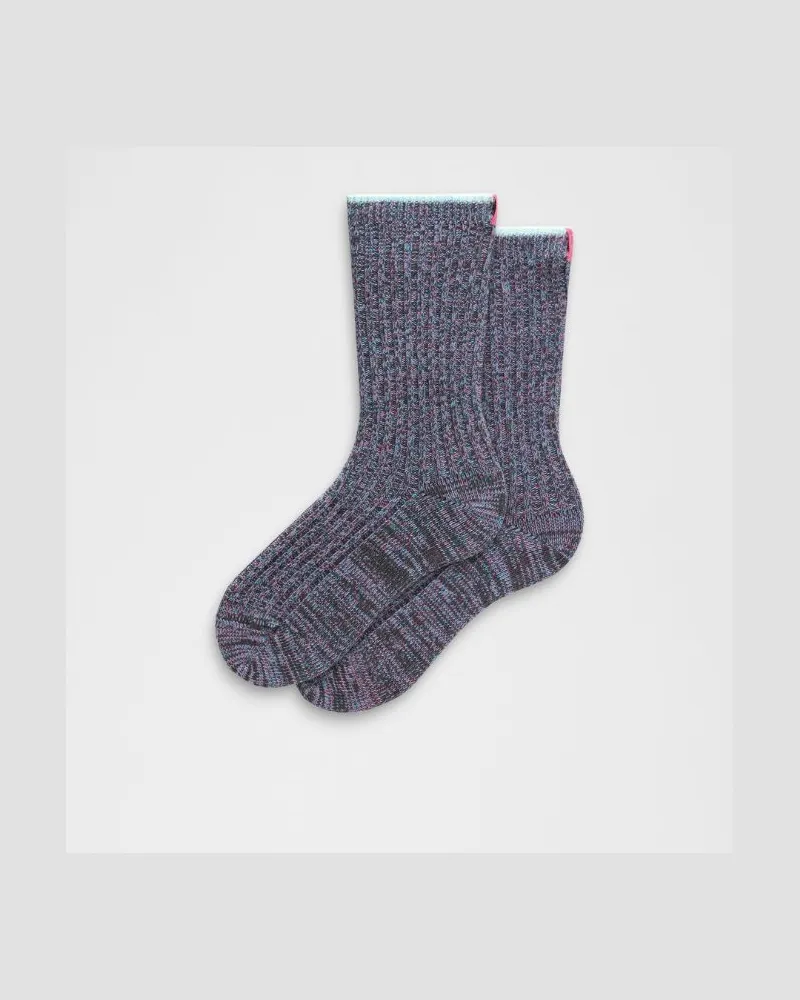 LULULEMON Unisex Ragg-Socken – Größe in Graphite Grey Multi/Aquamarine Graphite