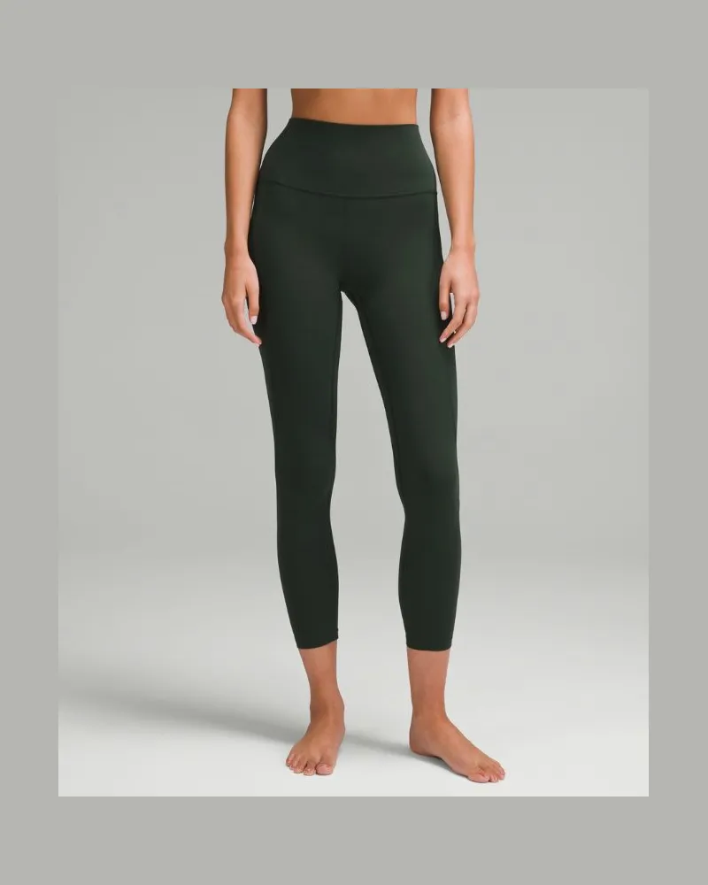 LULULEMON Align Hose mit hohem Bund und Taschen für Frauen – 64 cm – Größe in Legacy Green Legacy