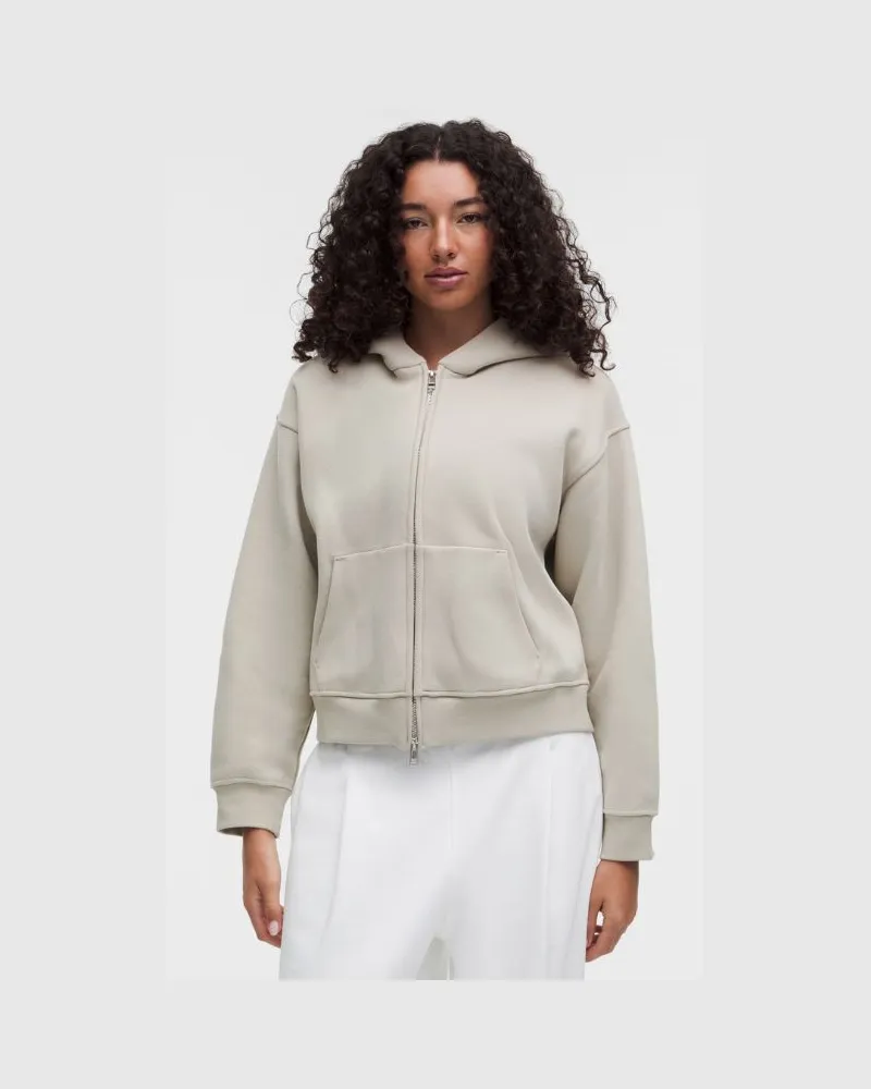 LULULEMON Steady State SuperLoft-Hoodie mit Reißverschluss für Frauen – Größe in Hailstone Grey Hailstone