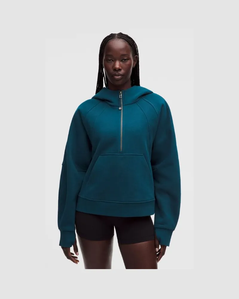 LULULEMON Scuba-Hoodie mit kurzem Reißverschluss, Evolve für Frauen – Größe in Remixed Marine Remixed
