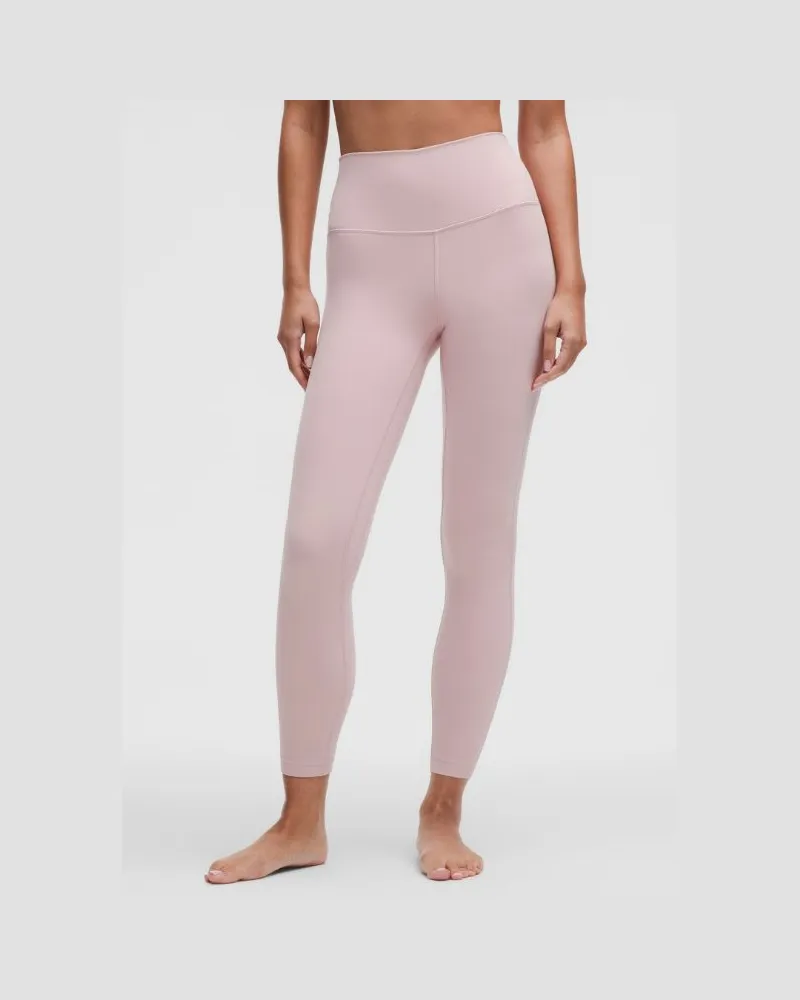 LULULEMON Align Hose mit hohem Bund für Frauen – 63,5 cm – Größe in Pink Haze Pink