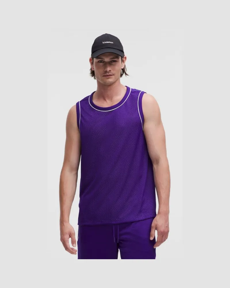 LULULEMON Tanktop aus doppellagigem für Männer – Größe in Court Purple/Vapor Court