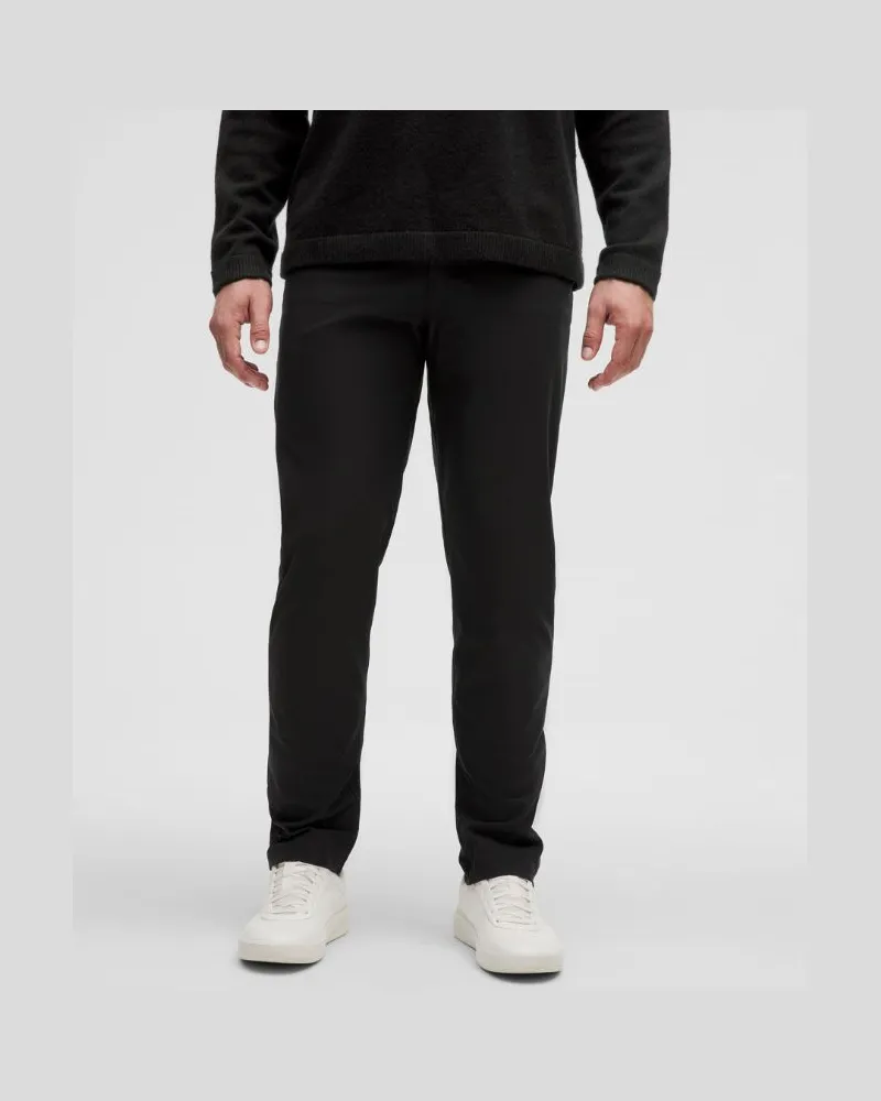 LULULEMON ABC Hose im Classic Fit mit 5 Taschen Warpstreme für Männer – 76 cm – Größe in Black Black