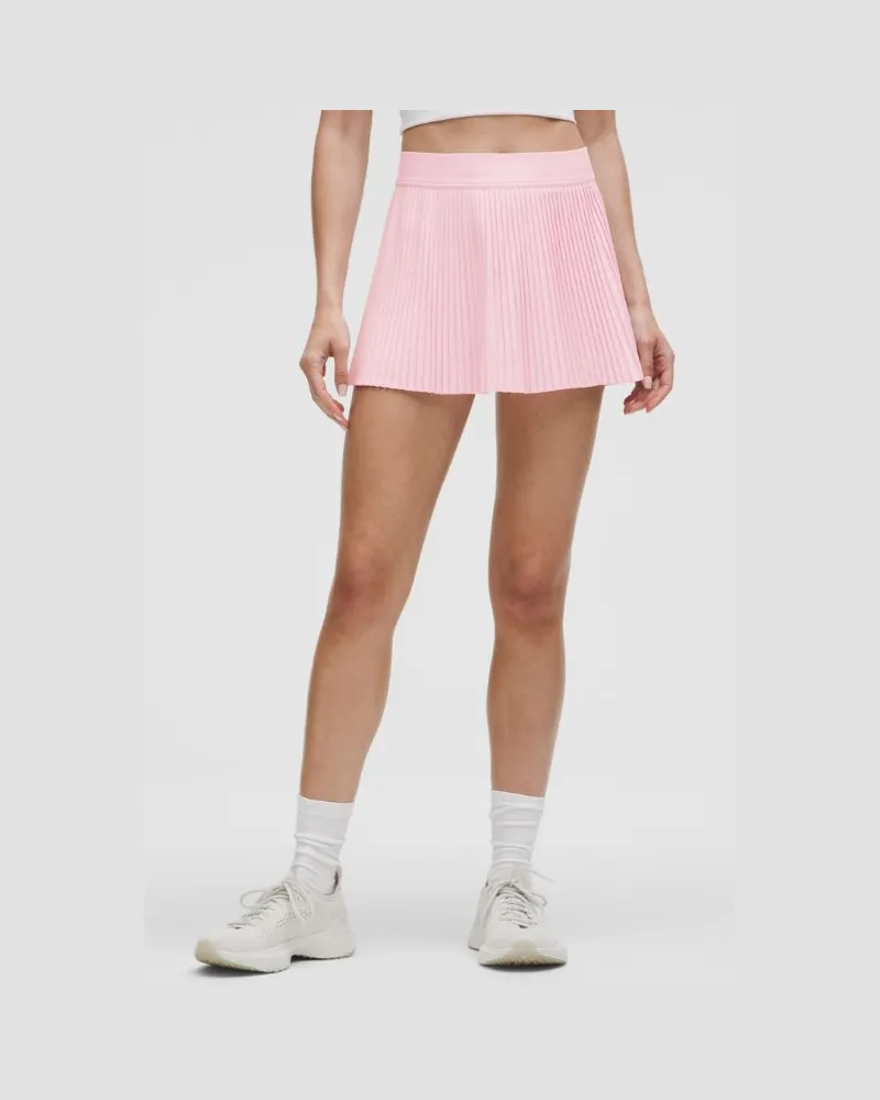 LULULEMON Tennisrock mit hohem Bund und Falten für Frauen – Größe in Pink Organza Pink
