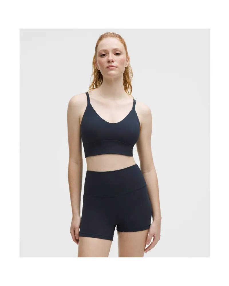 LULULEMON Focuser BH mit U-Ausschnitt Leichter Halt für C/D-Cups für Frauen – Größe in True Navy True