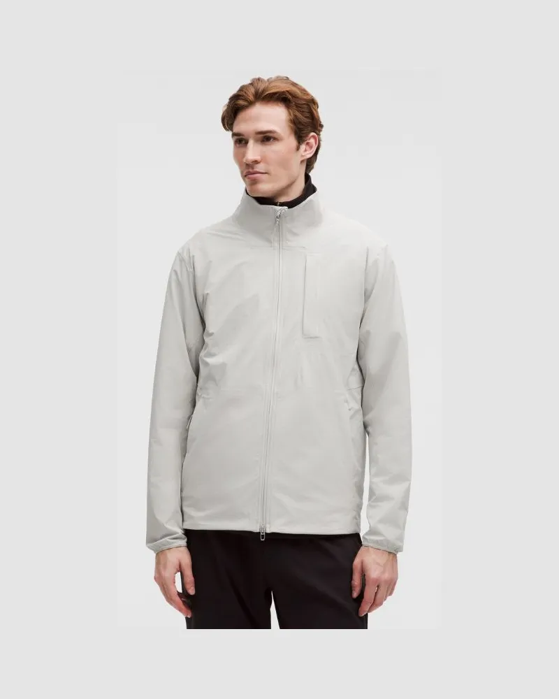 LULULEMON Sojourn Windbreaker-Jacke für Männer – Größe in Dove Grey Dove