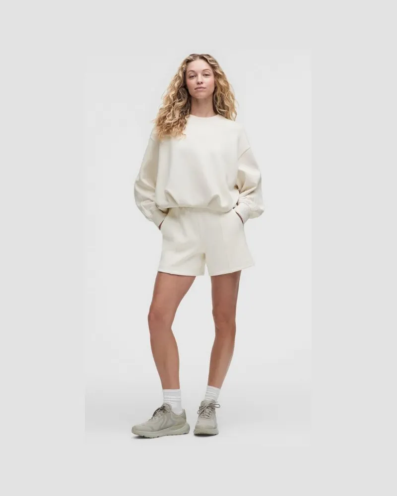 LULULEMON Smooth Spacer-Shorts mit hohem Bund für Frauen – 13 cm – Größe in Light Ivory Light