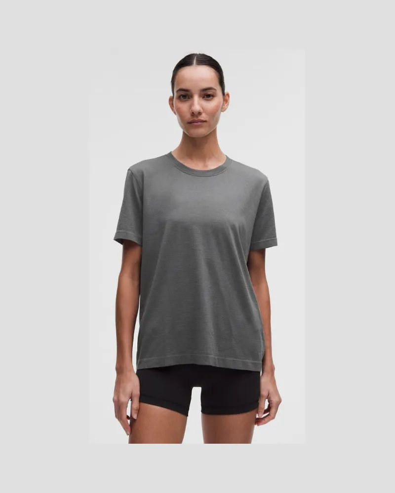 LULULEMON Swiftly Relaxed Kurzarmshirt e Passform für Frauen – Größe in Spruce Shadow Spruce