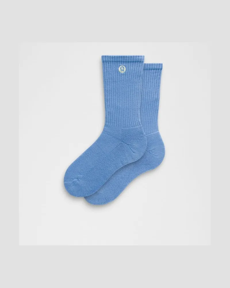 LULULEMON Daily Essential Crew-Socken Unisex – Größe in Pool Party Pool