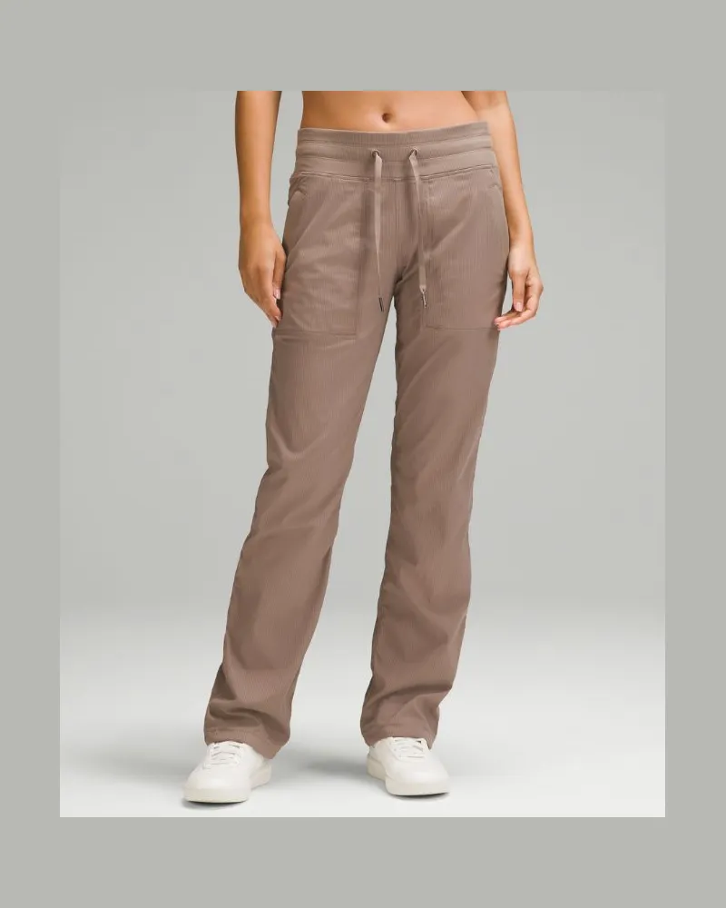 LULULEMON Dance Studio Hose mit mittelhohem Bund Volle Länge für Frauen – Größe in Taupetastic Taupetastic