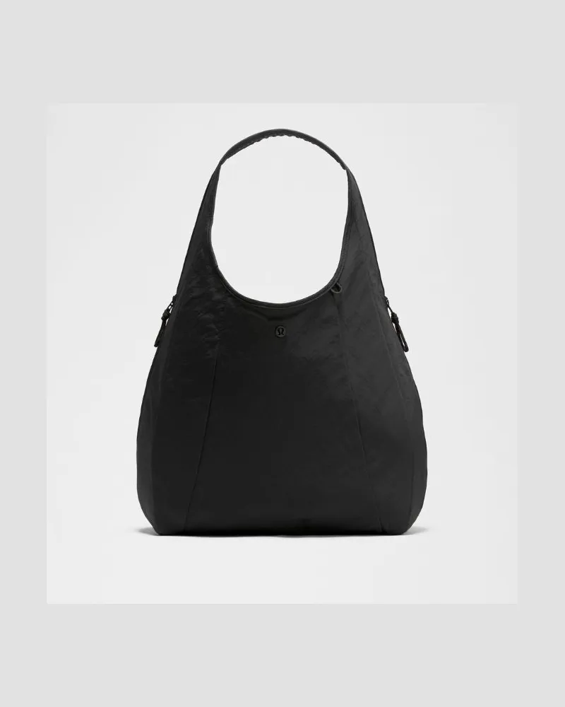 LULULEMON Lässige Slouchy-Schultertasche Größe in Schwarz Schwarz