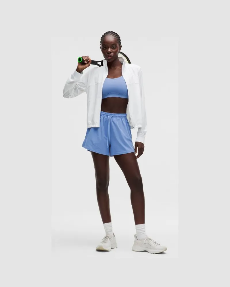 LULULEMON Leichte Shorts mit hohem Bund im Relaxed Fit Langer Liner für Frauen cm – Größe in Prep Blue Prep