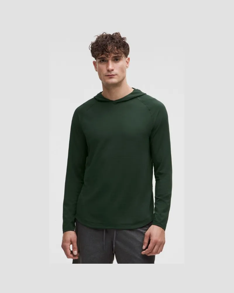 LULULEMON License to Train Hoodie für Männer – Größe in Rainforest Green Rainforest