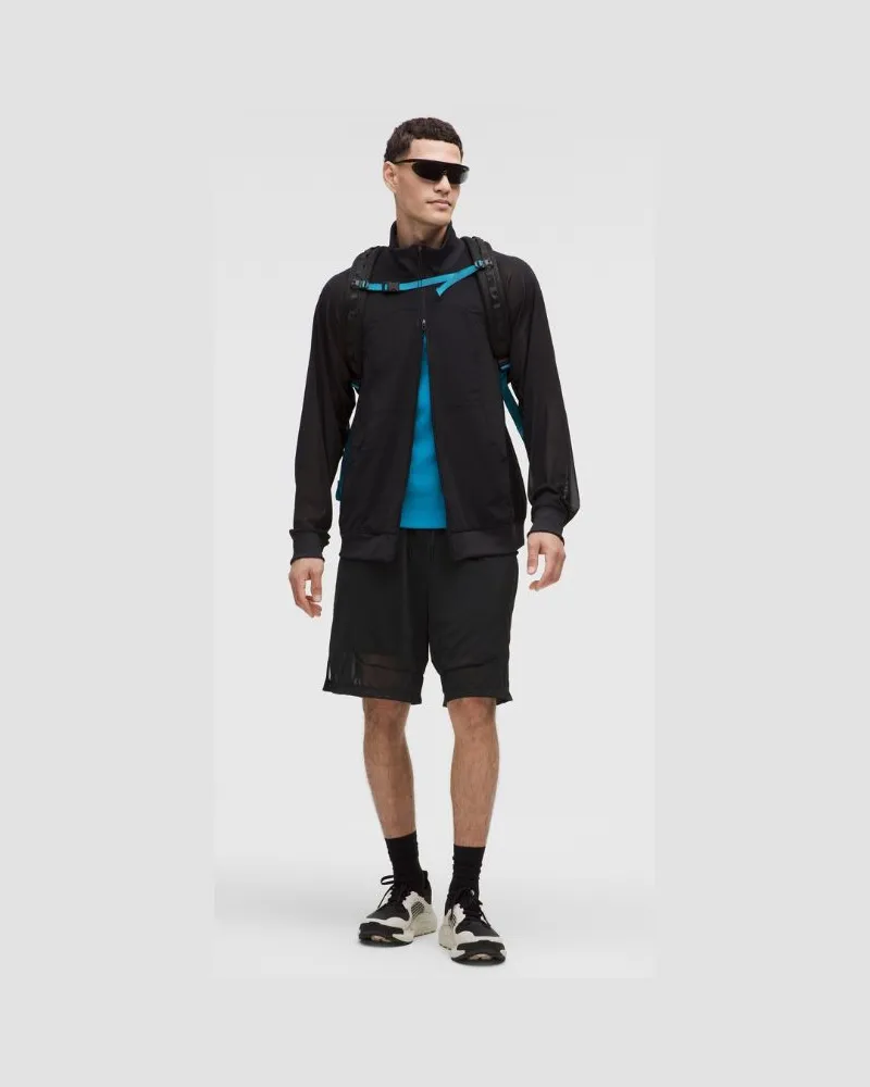 LULULEMON Layered Mesh Linerless Short 8" SLNSH Collection für Männer – Größe in Black Black