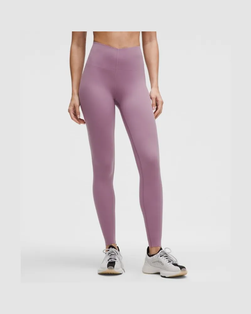LULULEMON Glow Up Leggings mit hohem Bund für Frauen – 71 cm – Größe in Lavender Lux Lavender