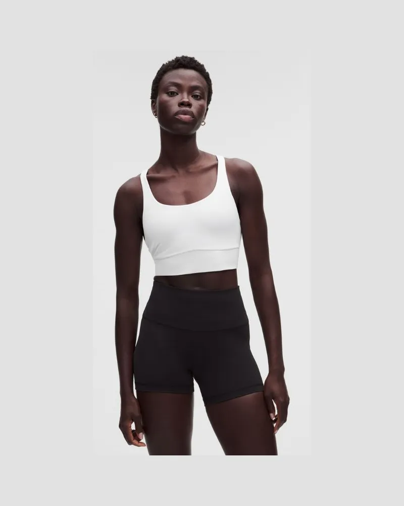 LULULEMON Energy Longline-BH mit mittlerem Halt für B–D-Cups Evolve für Frauen – Größe in White White