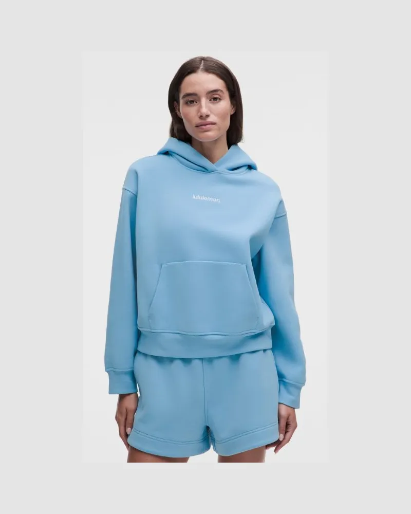 LULULEMON Steady State-Hoodie aus SuperLoft für Frauen – Größe in Dreamy Blue/Weiß Dreamy