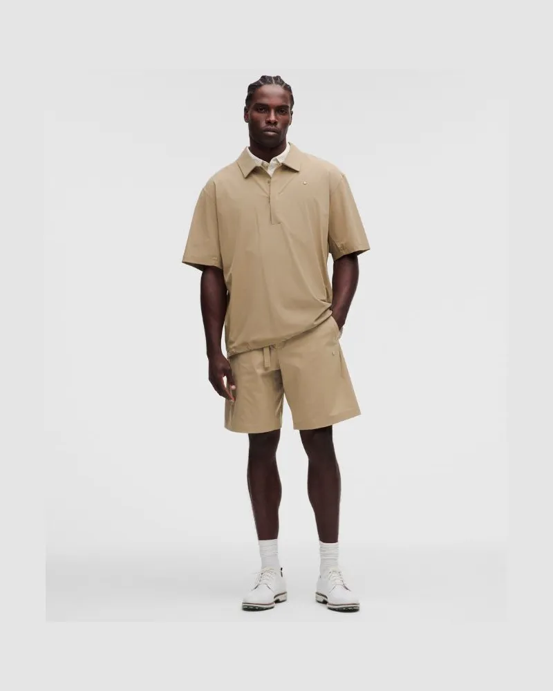 LULULEMON Golf-Shorts im Relaxed Fit aus dehnbarem material für Männer – 23 cm – Khaki – Größe Oakwood