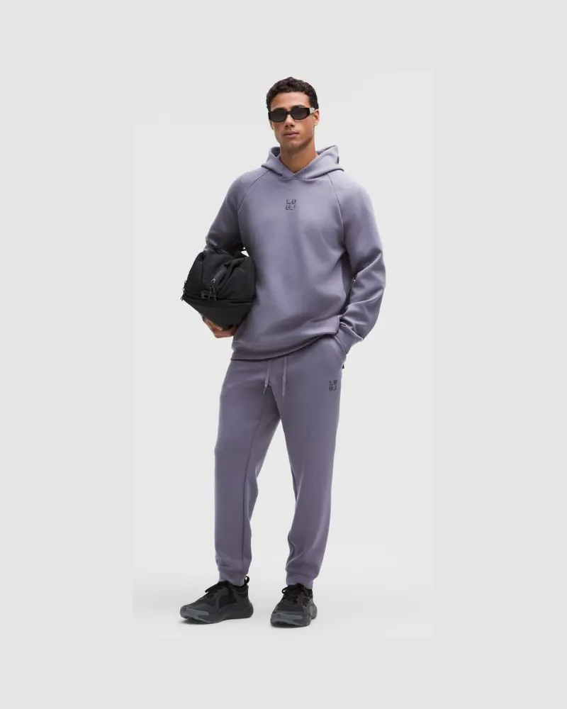 LULULEMON Smooth Spacer Jogginghose, normale Länge Stack für Männer – Größe in Grape Mist Grape