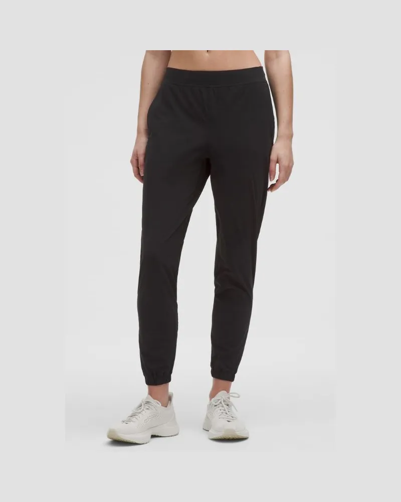 LULULEMON Adapted State Jogginghose mit hohem Bund Volle Länge für Frauen – Größe in Black Black