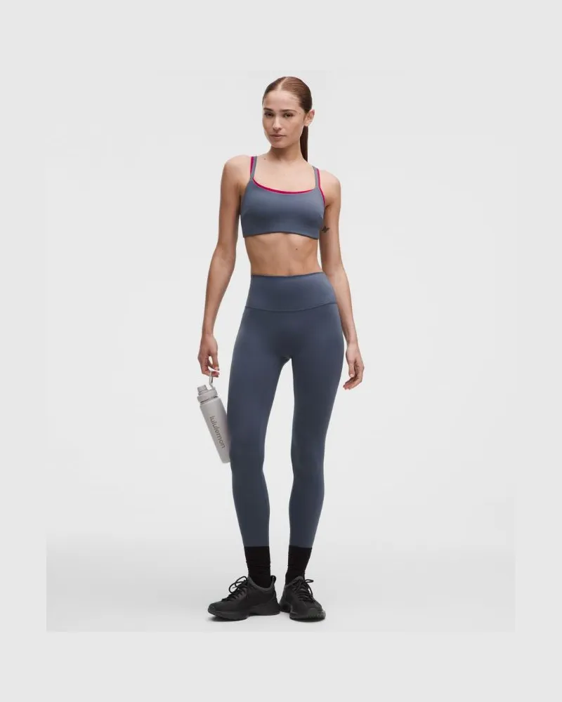 LULULEMON Wunder Train No Line High-Rise Leggings 25" für Frauen – Größe in Dusty Diamond Dusty