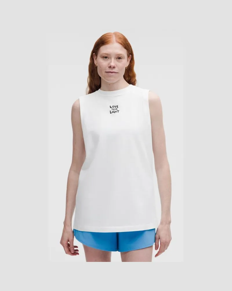 LULULEMON All Yours Tanktop aus Bio- Pride für Frauen – Größe in Weiß Weiß
