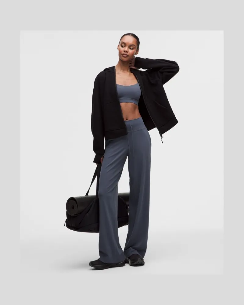 LULULEMON Groove Hose mit hohem Bund und weitem Bein Kurz für Frauen – Größe in Dusty Diamond Dusty