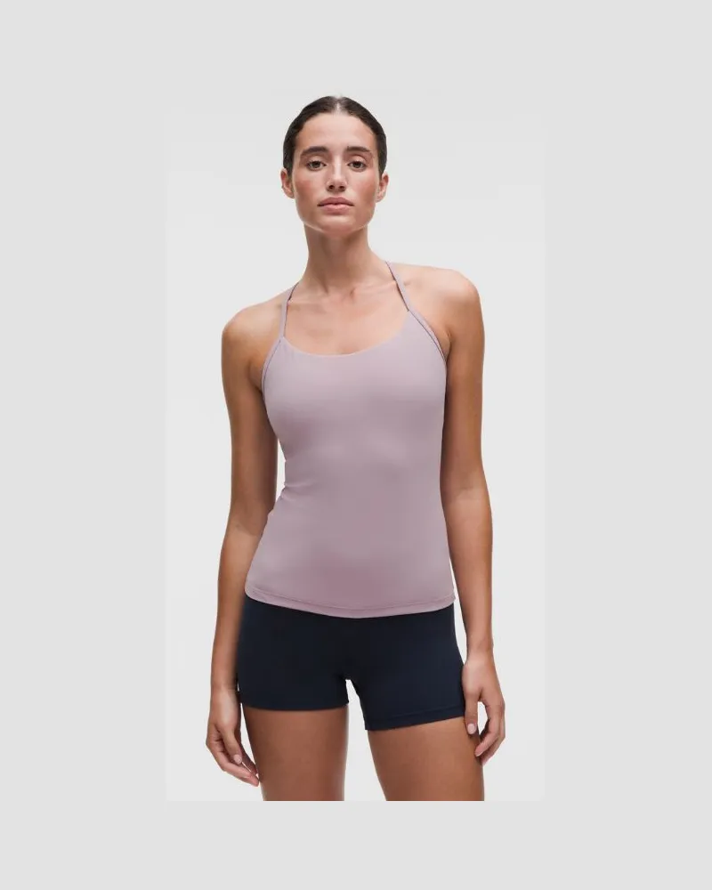 LULULEMON Flow Y-Tanktop Leichter Halt für B/C-Cups für Frauen – Größe in Shallot Shallot