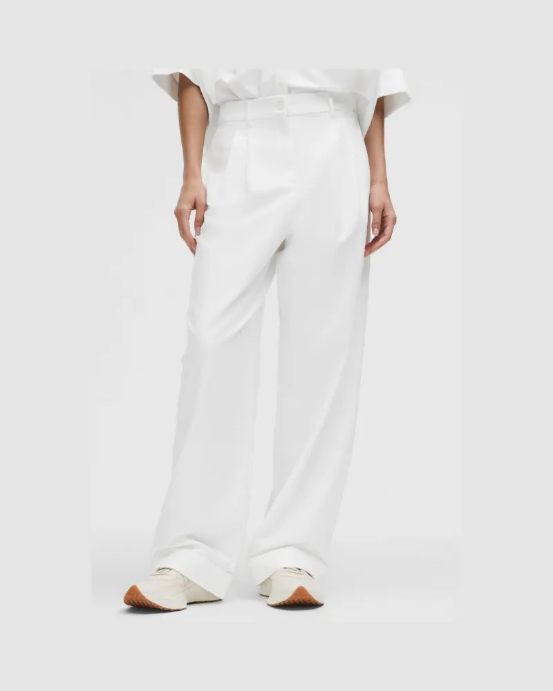 LULULEMON Hose aus LuluLinen für Frauen – Größe in White White