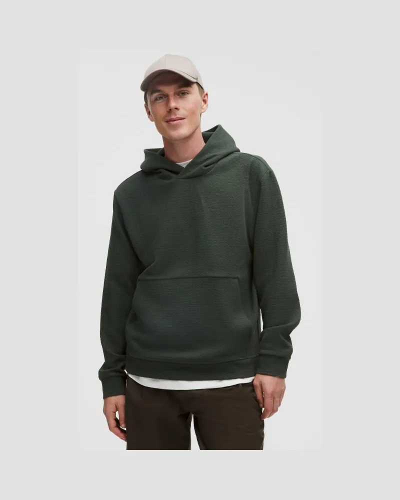 LULULEMON Strukturierter Hoodie mit Spacer-Konstruktion für Männer – Größe in Rainforest Green Rainforest