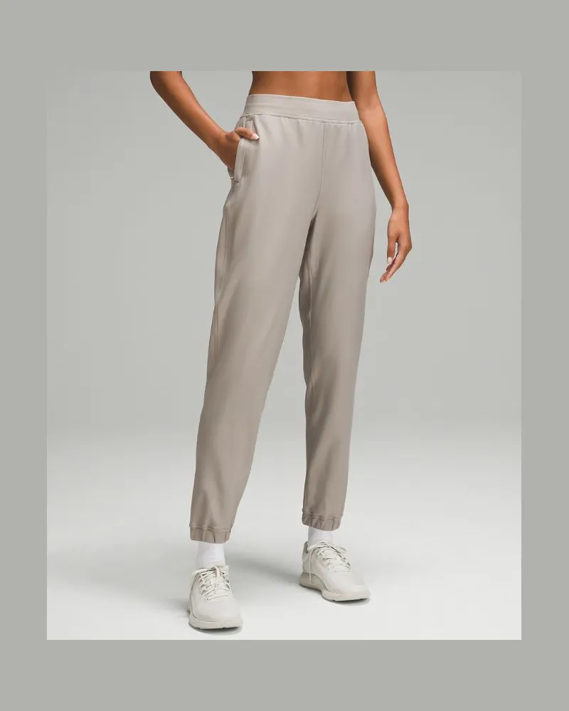 LULULEMON Adapted State -Jogginghose mit hohem Bund Volle Länge für Frauen – Größe in Riverstone Riverstone