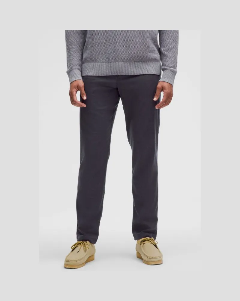 LULULEMON ABC Chinohose im Classic Fit Flanell für Männer – 81 cm – Größe in Heathered Black Night Heathered