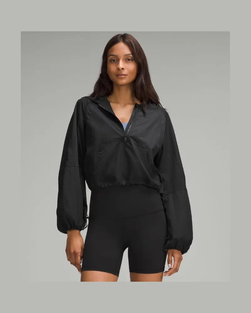 LULULEMON Scuba Cropped Anorak Jacke Black