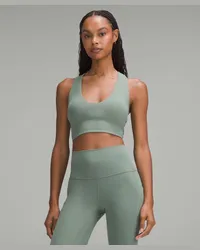 LULULEMON Bend This BH mit U-Ausschnitt und überkreuzten Trägern Leichter Halt A–C-Cups Grey