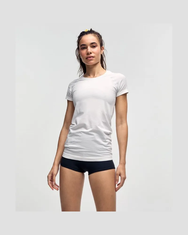 LULULEMON Swiftly Tech Kurzarmshirt 2.0 Hüftlänge für Frauen – Größe in White White