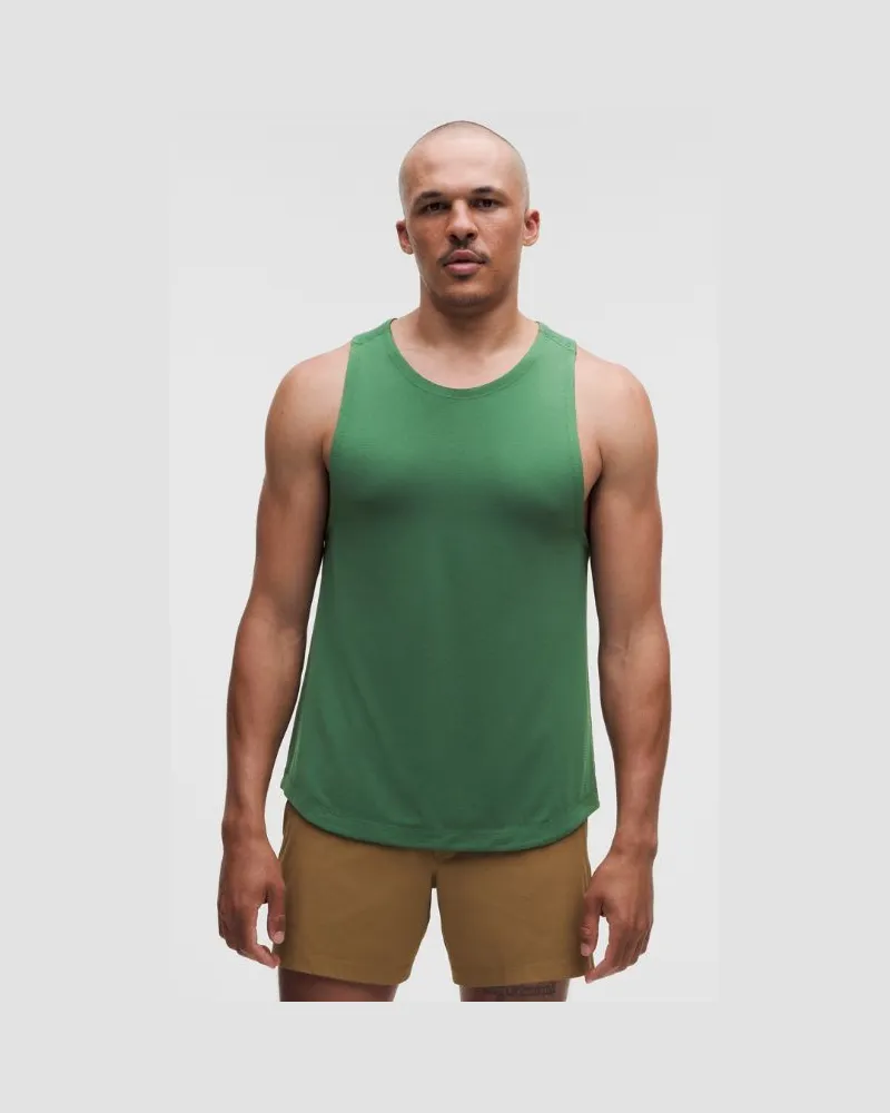 LULULEMON License to Train Tanktop für Männer – Größe in Green Cove Green