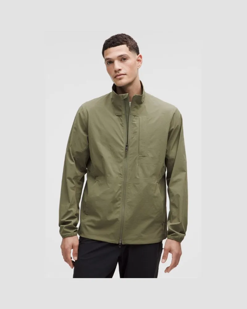 LULULEMON Sojourn Windbreaker-Jacke für Männer – Größe in Bay Leaf Bay