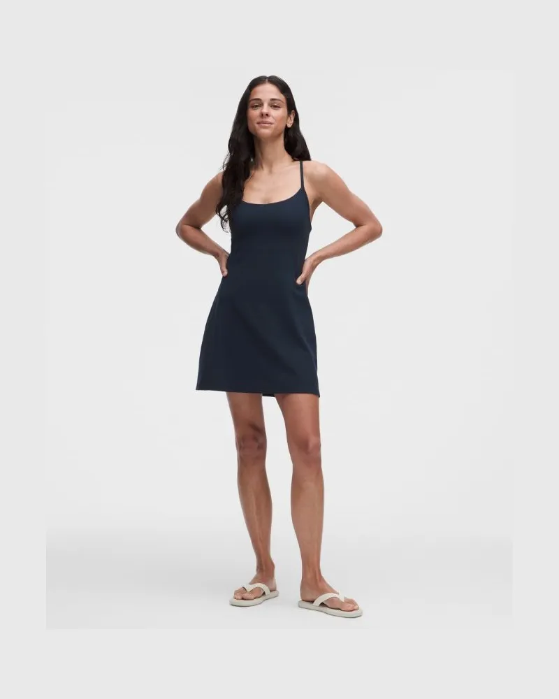 LULULEMON Flow Y Kleid Leichter Halt für B/C-Cups für Frauen – Größe in True Navy True