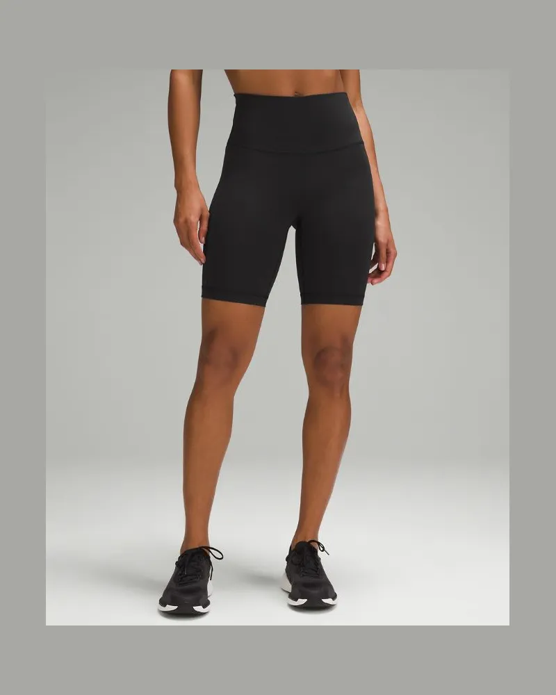 LULULEMON Wunder Train Shorts mit hohem Bund für Frauen – 20 cm – Größe in Black Black